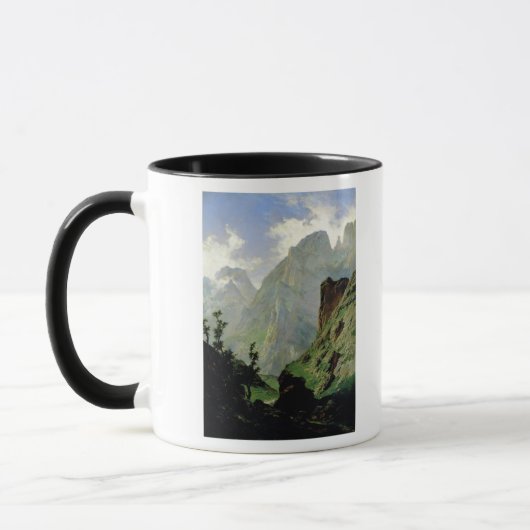 ヨーロッパ1876年の山 マグカップ (左)