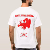 ヨーロッパ2005年- Geo -地勢 Tシャツ (裏面)