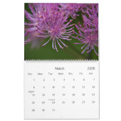 ヨーロッパ2010のカレンダーの野生の花 カレンダー (3月 2026)
