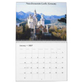 ヨーロッパ2021旅行カレンダー カレンダー (1月 2027)