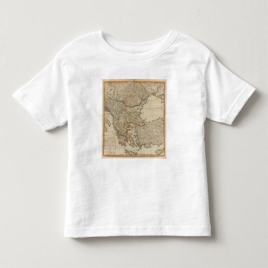 ヨーロッパ3のトルコ トドラーTシャツ (正面)