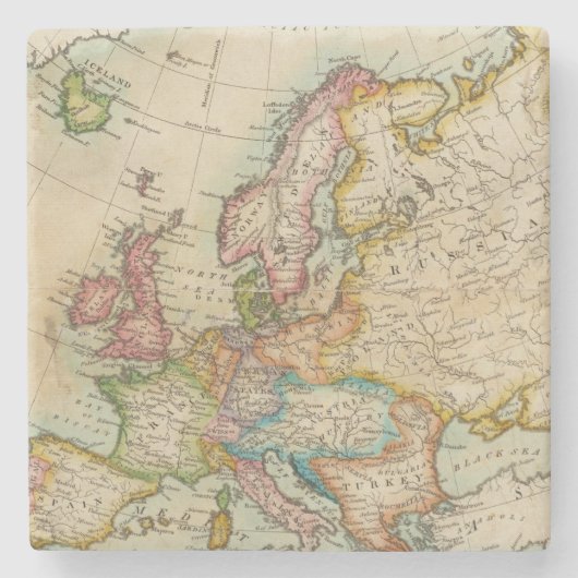 ヨーロッパ3 2 ストーンコースター (正面)