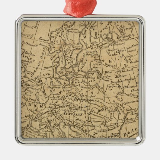 ヨーロッパ4 メタルオーナメント (正面)