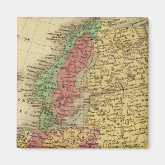 ヨーロッパ8 マグネット (正面)