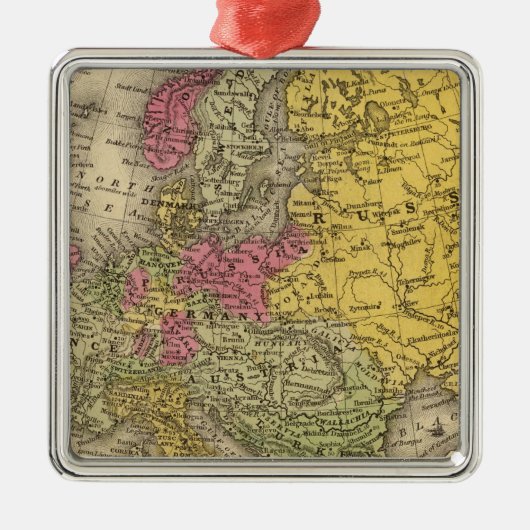 ヨーロッパ9 メタルオーナメント (正面)