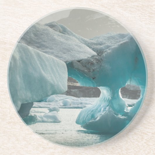 ヨーロッパ、アイスランド、ジョクUSArlonアイスベルク層群 コースター (正面)