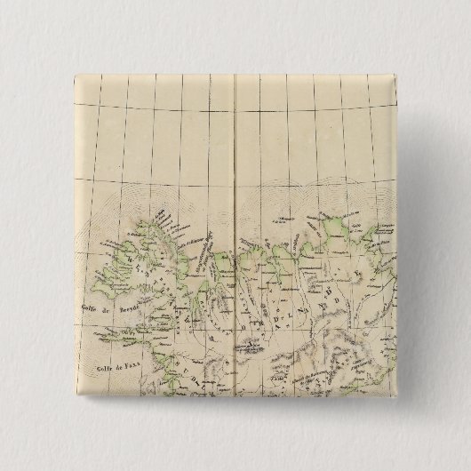 ヨーロッパ，アイスランド 缶バッジ (正面)