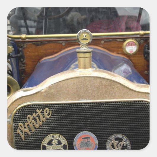 ヨーロッパ、アイルランド、ダブリン。ヴィンテージ自動、白2 スクエアシール (正面)