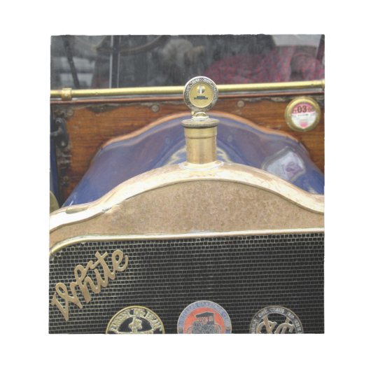 ヨーロッパ、アイルランド、ダブリン。ヴィンテージ自動、白2 ノートパッド (正面)