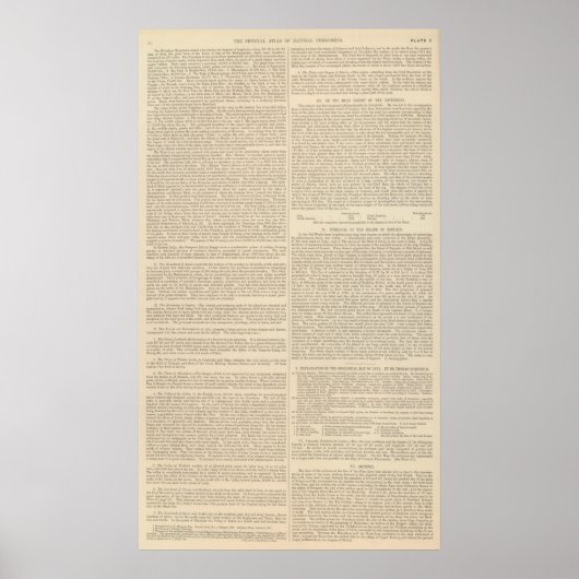 ヨーロッパ、アジアの物理的特徴 ポスター (正面)