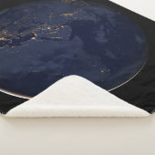 ヨーロッパ、アフリカ、中東の都市の夜の照明 シェルパブランケット (3/4)