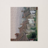 ヨーロッパ、イギリス、ドーセット、金ゴールドヒル、シャフツベリー ジグソーパズル (縦)