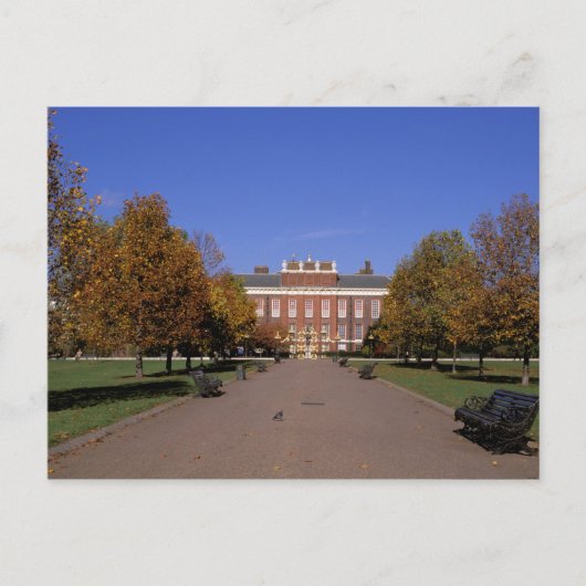 ヨーロッパ、イギリス、ロンドン。ケンジントンパレスイン ポストカード (正面)