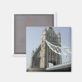 ヨーロッパ、イギリス、ロンドン。タワー橋 マグネット (正面/裏面)