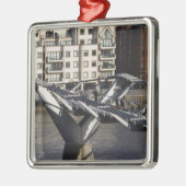 ヨーロッパ、イギリス、ロンドン：ミレニアムの見方 メタルオーナメント (左)