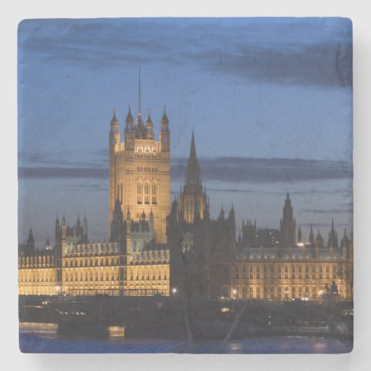 ヨーロッパ、イギリス、ロンドン：国会議事堂 ストーンコースター (正面)