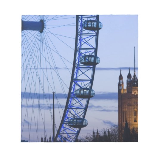 ヨーロッパ、イギリス、ロンドン：国会議事堂 ノートパッド (正面)