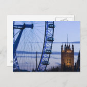ヨーロッパ、イギリス、ロンドン:国会議事堂 ポストカード (正面/裏面)