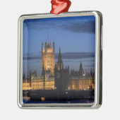 ヨーロッパ、イギリス、ロンドン:国会議事堂 メタルオーナメント (左)