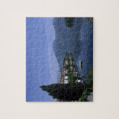 ヨーロッパ、イタリア、コモ湖、トレメゾ。北 ジグソーパズル (縦)