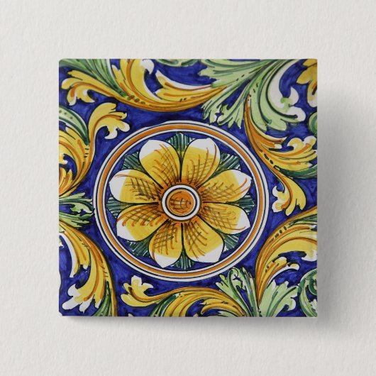 ヨーロッパ、イタリア、シチリア、タオルミナ。4 缶バッジ (正面)