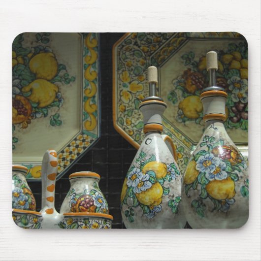 ヨーロッパ、イタリア、シチリア、タオルミナ。7 マウスパッド (正面)