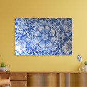 ヨーロッパ、イタリア、シチリア、タオルミーナ。伝統的 3 キャンバスプリント (インサイチュ (リビング))