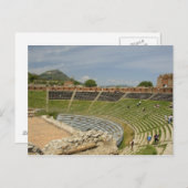 ヨーロッパ、イタリア、シチリア、タオルミーナ。3世紀2 ポストカード (正面/裏面)