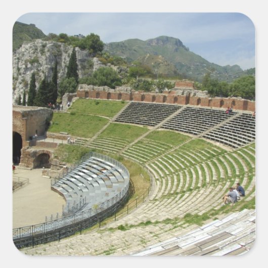 ヨーロッパ、イタリア、シチリア、タオルミーナ。3世紀 スクエアシール (正面)