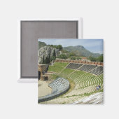 ヨーロッパ、イタリア、シチリア、タオルミーナ。3世紀 マグネット (正面/裏面)