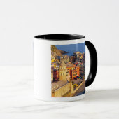 ヨーロッパ、イタリア、シンク·テレ。ベルナッツァ村 マグカップ (正面右)