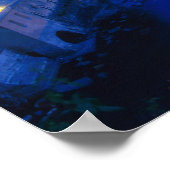 ヨーロッパ、イタリア、チンケ・テール、ヴェルナッツァ。ヒルサイド ポスター (角)