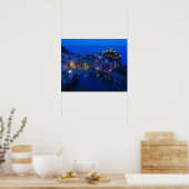 ヨーロッパ、イタリア、チンケ・テール、ヴェルナッツァ。ヒルサイド ポスター (キッチン)