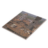 ヨーロッパ、イタリア、トスカナ、ルッカ、町パノラマ タイル (側面)