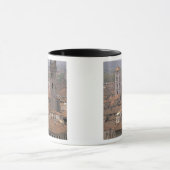 ヨーロッパ、イタリア、トスカナ、ルッカ、町パノラマ マグカップ (中央)