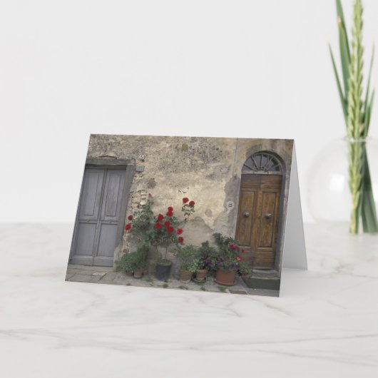 ヨーロッパ、イタリア、トスカーナ、チアンティ、トスカンの入り口。 カード (正面)