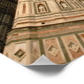 ヨーロッパ、イタリア、トスカーナ、フィレンツェ。ピアッツァデル3 ポスター (角)