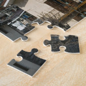 ヨーロッパ、イタリア、バル·ダオスタ、クルマイユール：町 ジグソーパズル (側面)