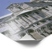 ヨーロッパ、イタリア、ピサ、ピサの斜塔 フォトプリント (角)