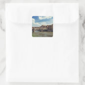 ヨーロッパ、イタリア、フィレンツェ。ザポンテヴェッキオ スクエアシール (バッグ)