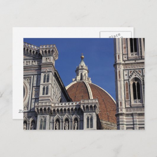 ヨーロッパ、イタリア、フィレンツェ。ドゥオモ大聖堂 ポストカード (正面/裏面)