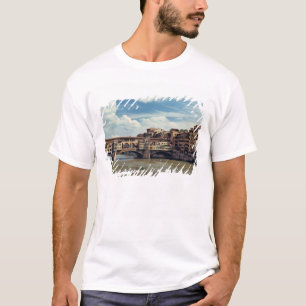 ヨーロッパ、イタリア、フィレンツェ。ポンテ・ヴェッキオ Tシャツ