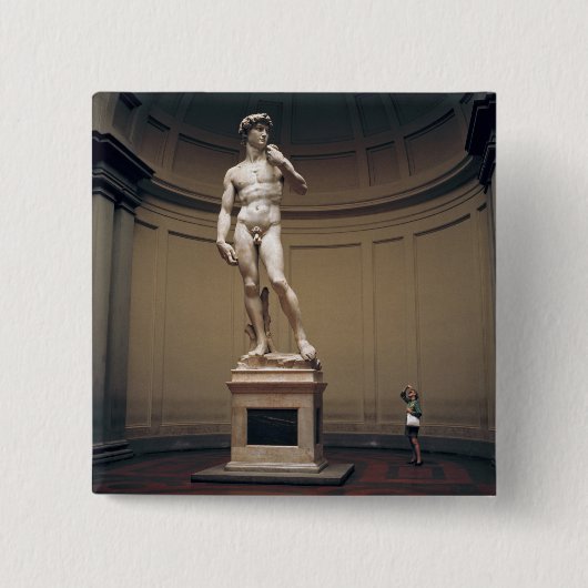 ヨーロッパ、イタリア、フィレンツェ。実際のサイズ 缶バッジ (正面)