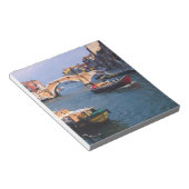 ヨーロッパ、イタリア、ベネチア。船が入る ノートパッド (アングル)