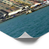 ヨーロッパ、イタリア、ポルトヴェネレ別名ポルトヴェネレ。 ポスター (角)