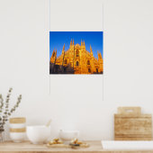 ヨーロッパ,イタリア,ミラノ,ミラノの大聖堂 ポスター (キッチン)