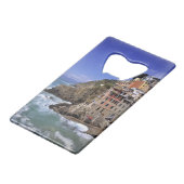 ヨーロッパ、イタリア、リオマギョア。リオマギオレが建つ クレジットカード栓抜き (裏面アングル)