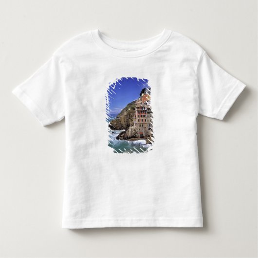 ヨーロッパ、イタリア、リオマギョア。リオマギオレが建つ トドラーTシャツ (正面)