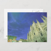 ヨーロッパ、イタリア、ロンバルディア、ミラノ。ドゥオーモは ポストカード (正面/裏面)