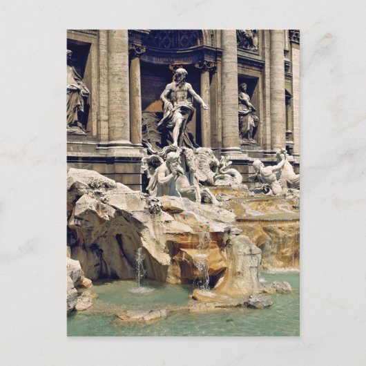 ヨーロッパ、イタリア、ローマ。～の底に硬貨が敷き詰められる ポストカード (正面)